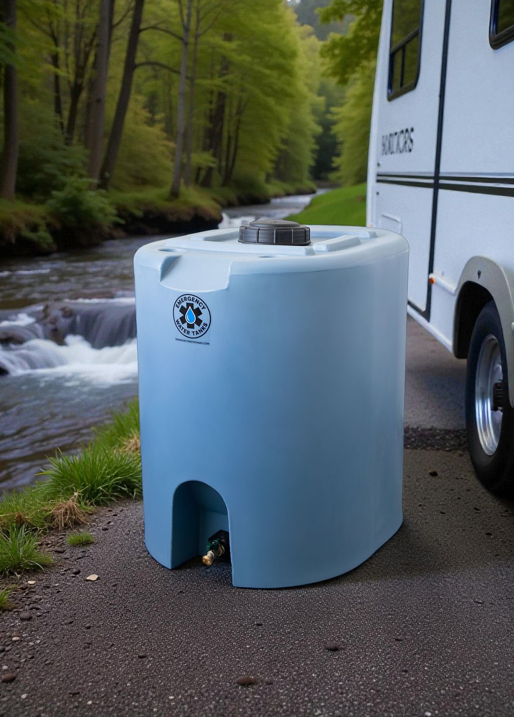 55 Gallon Stackable Emergency Water Tank