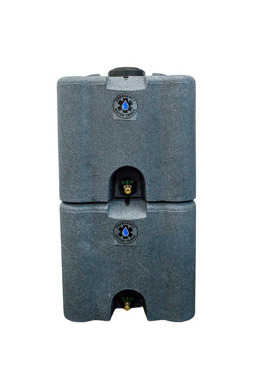 30 Gallon Stackable Emergency Water Tank Granite