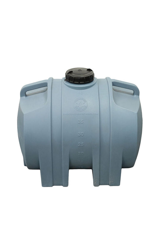 40 Gallon Horizontal Utility Water Tank Blue