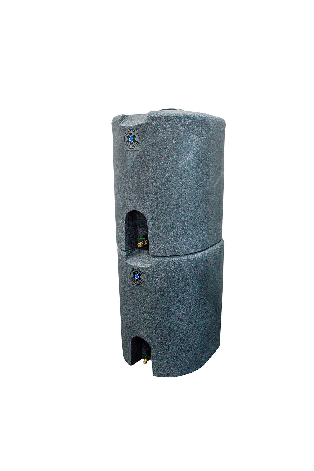 55 Gallon Stackable Emergency Water Tank Granite