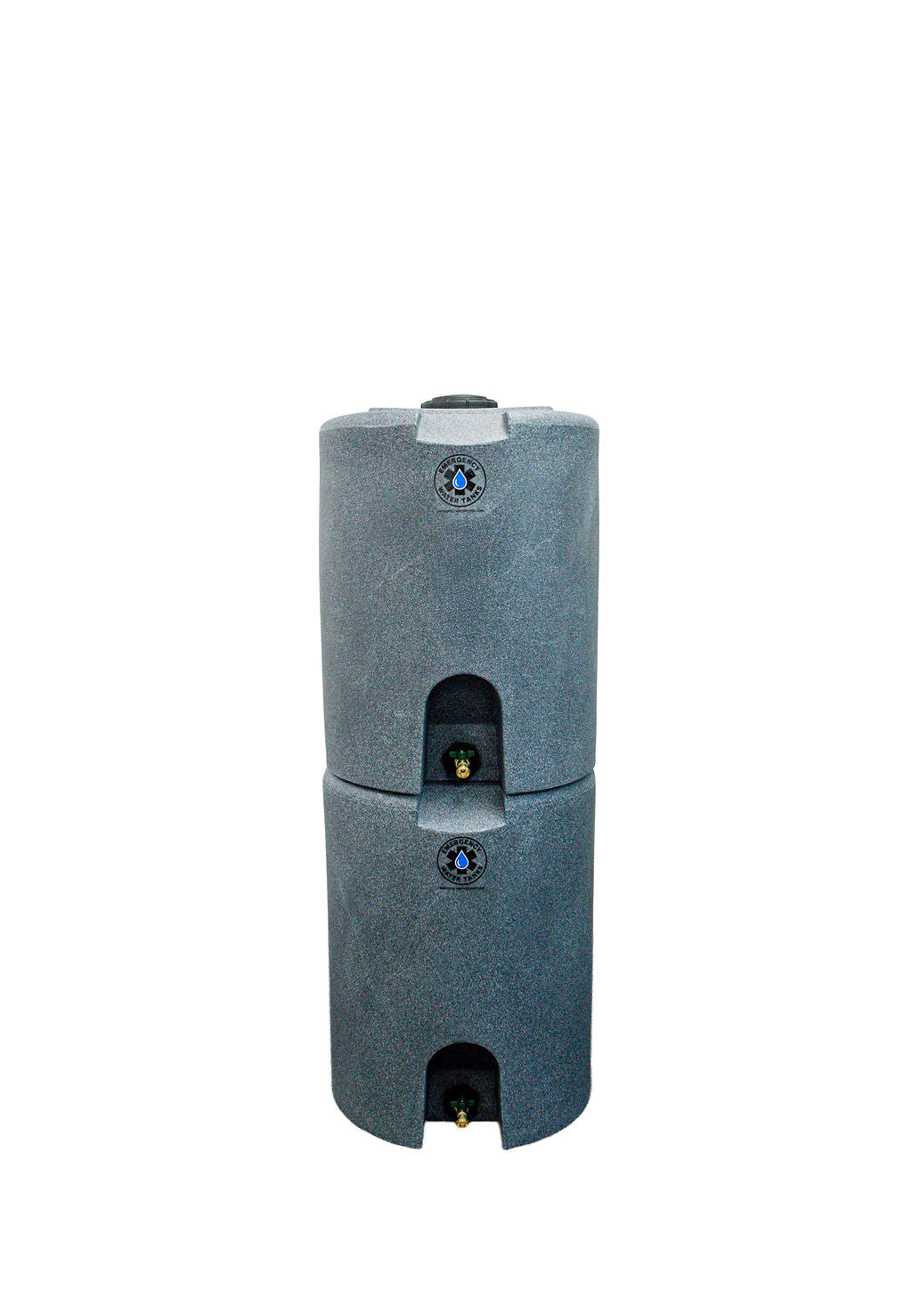 55 Gallon Stackable Emergency Water Tank Granite