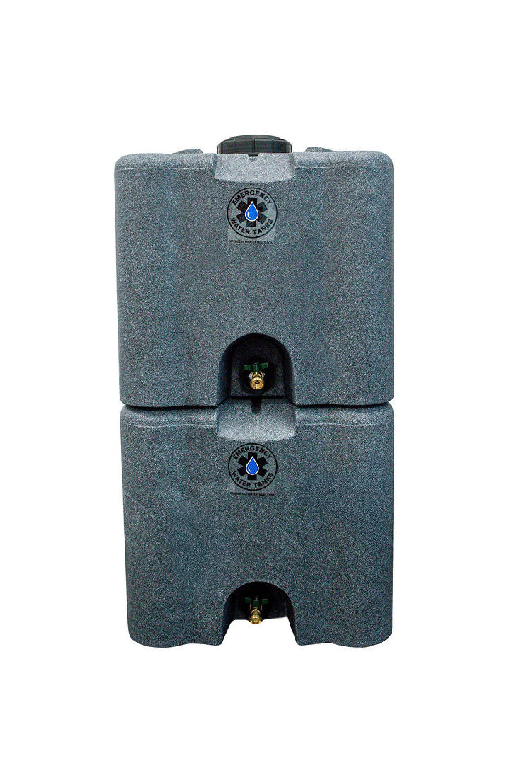 30 Gallon Stackable Emergency Water Tank Granite