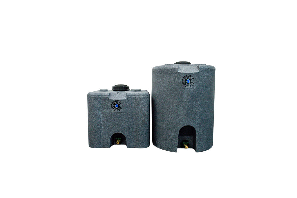 30 Gallon Stackable Emergency Water Tank Granite